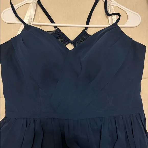 Dark Navy Azazie Cora - Picture 6 of 8